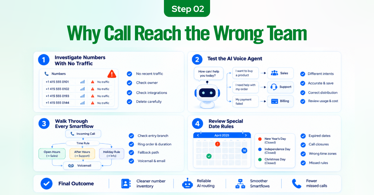 Audit Numbers, Smartflows, and the AI Voice Agent